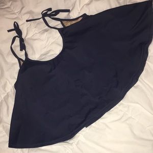 Nwot ribbed indigo L swing